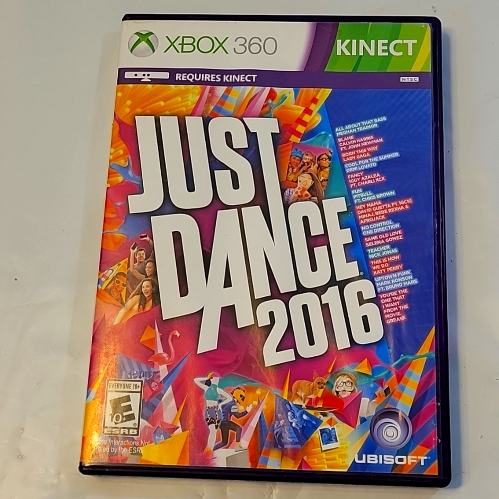 XBOX 360 Kinect Just Dance 2016  -- ITEM #588